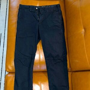 Denim & Flower Black Chinos